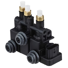 Блок клапанов пневмоподвески передний AirBagit для Land Rover Range Rover Sport L494 (2014-2020)