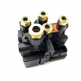 Блок клапанов пневмоподвески AirBagit для Range Rover Sport L494